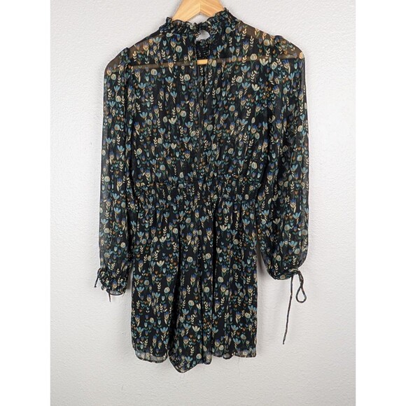 Zara Woman Floral Sleeveless Romper XS - Picture 3 of 9